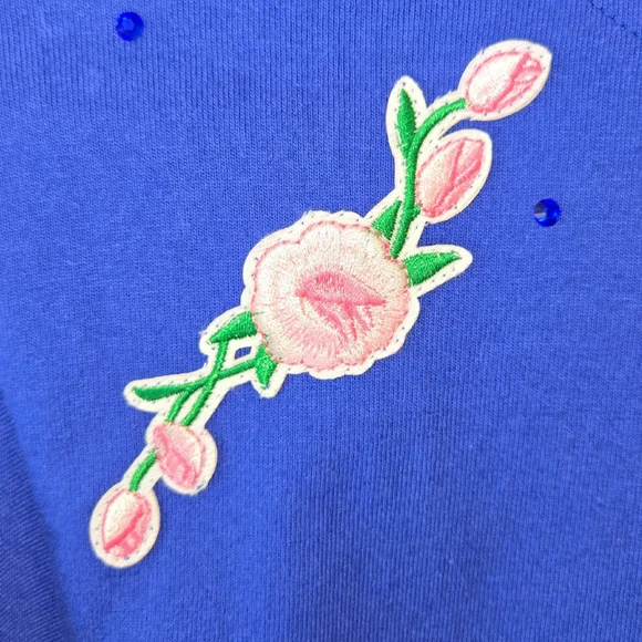 Los Angeles Dodgers Crop Rhinestone Jersey - Picture 8 of 8